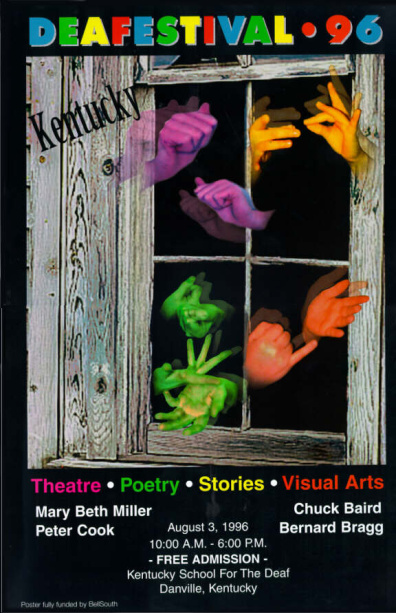 DeaFestival 1996 Poster Image