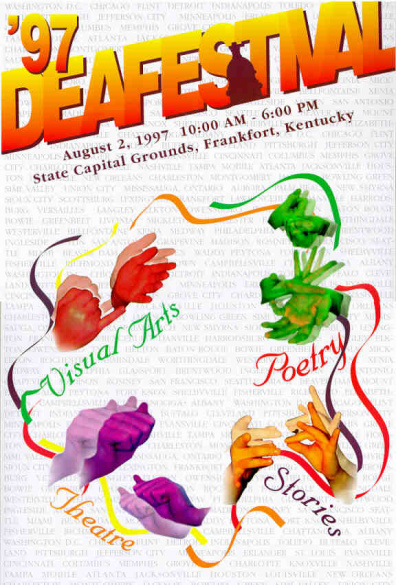 DeaFestival 1997 Poster Image