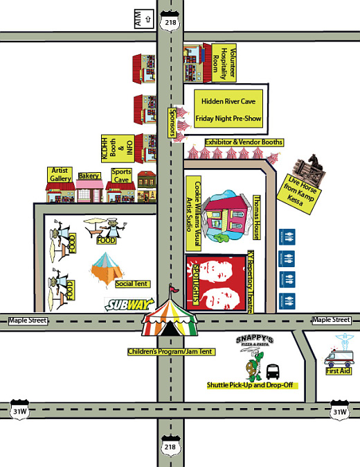 Local map of DeaFestival 2010