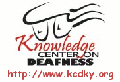 Knowledge Center on Deafness logo