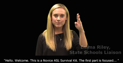 Go to the ASL Survival Toolkit page at the Kentucky Department of Education's website.