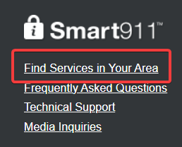 Find 911 Services.