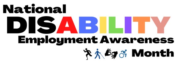 National Disability Awareness Month logo