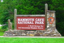 Image of Mammoth Cave National Park entrance sign