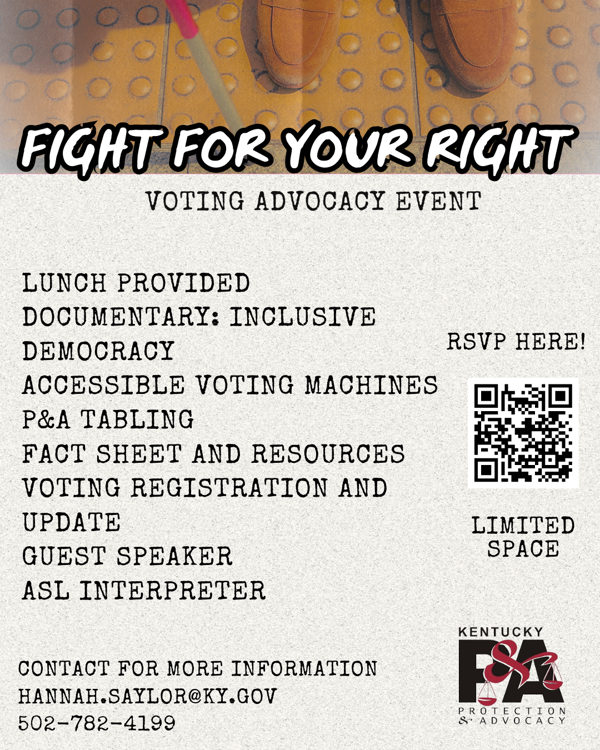 Fight for Your Right: Voting Advocacy Event