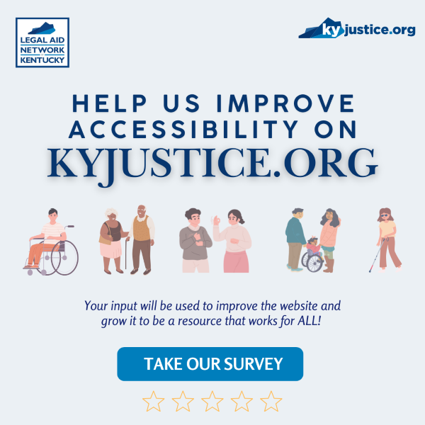 Kentucky Justice: Help us improve Accessibility on kyjustice.org