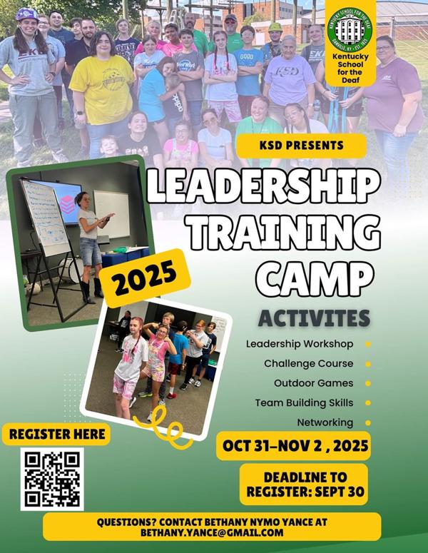 Leadership Training Camp - October 31 to November 2, 2025 in Danville, KY