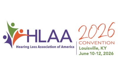 HLAA Convention in Louisville, KY on June 10-12, 2026.